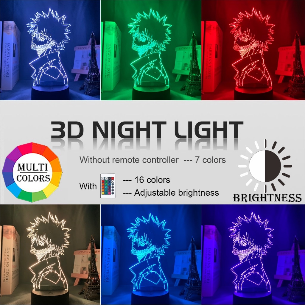 My Hero Academia – Dabi 3D Lighting Lamp (9 Designs) Lamps