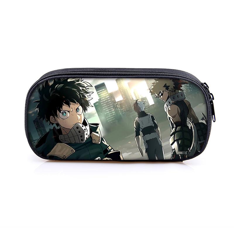 Anime Boku no Hero Academia Pencil bag Cosmetic Cases My Hero Academia Cases Bags kid Izuku Midoriya Bakugou Katsuki Student Bag