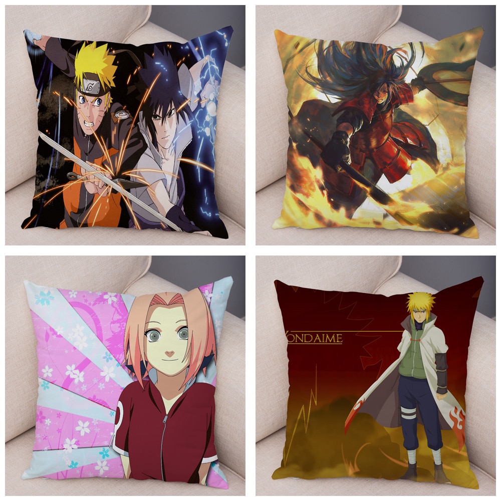 Naruto – Different characters pillow covers (20+ Designs) Bed & Pillow Covers
