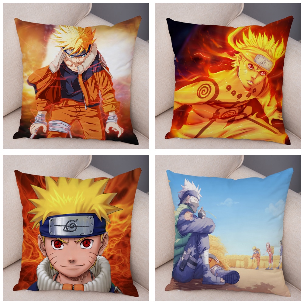 Naruto – Different characters pillow covers (20+ Designs) Bed & Pillow Covers