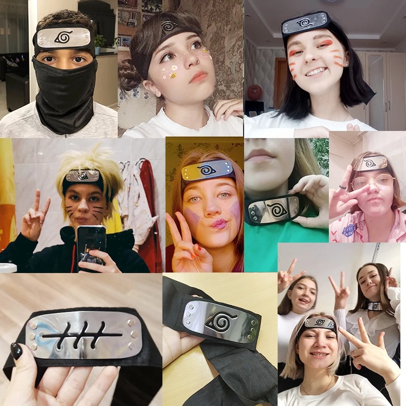 Naruto – Ninja Metal Headbands – All villages headbands Cosplay & Accessories
