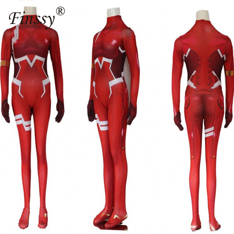 Darling In The Franxx – Zero Two Full cosplay Costume (Full set) Cosplay & Accessories