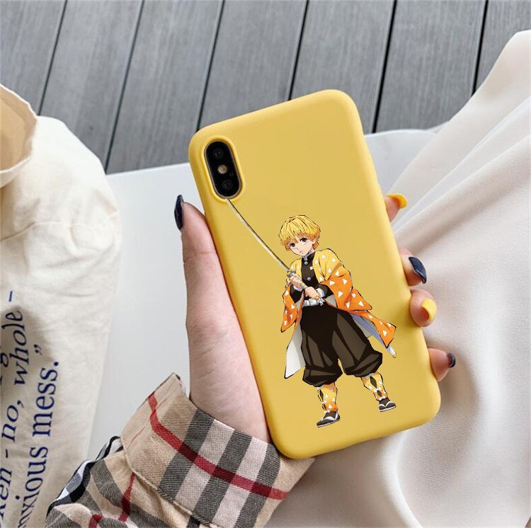 Demon Slayer – Different Characters Soft Phone Cases for iPhones (Choose model and design) Phone Accessories