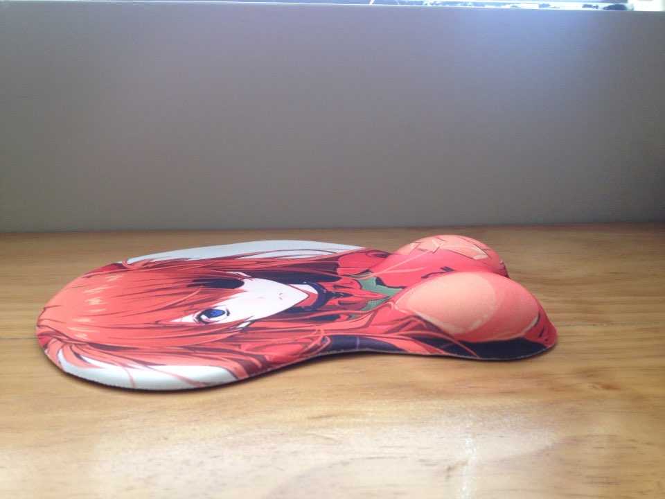Evangelion – Asuka Themed Cute and Premium Mousepad Keyboard & Mouse Pads