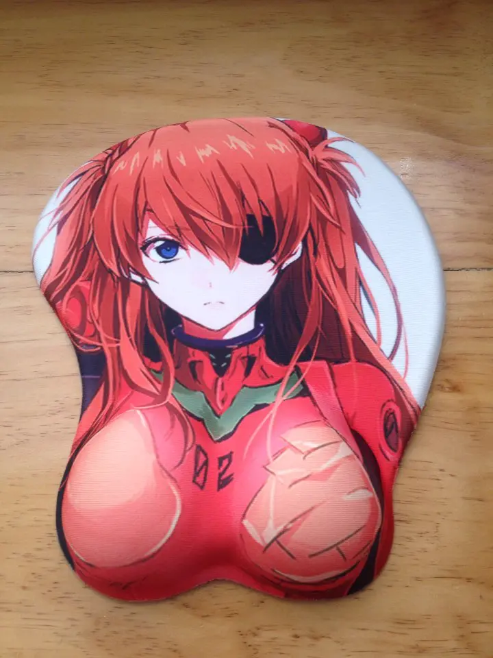 Evangelion – Asuka Themed Cute and Premium Mousepad Keyboard & Mouse Pads