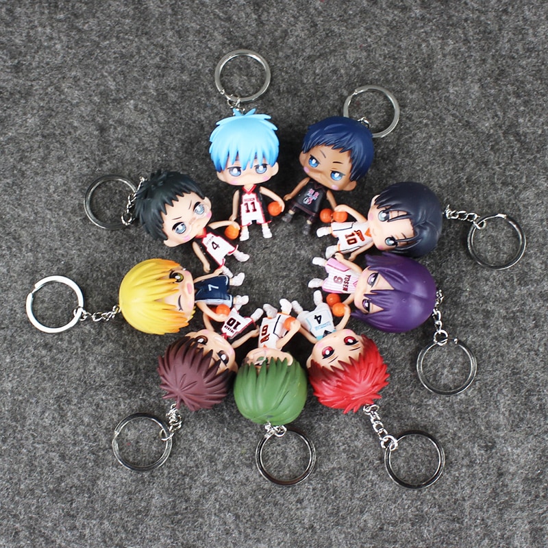 Kuroko’s Basketball – Different Characters Keychains (Set of 9) Keychains