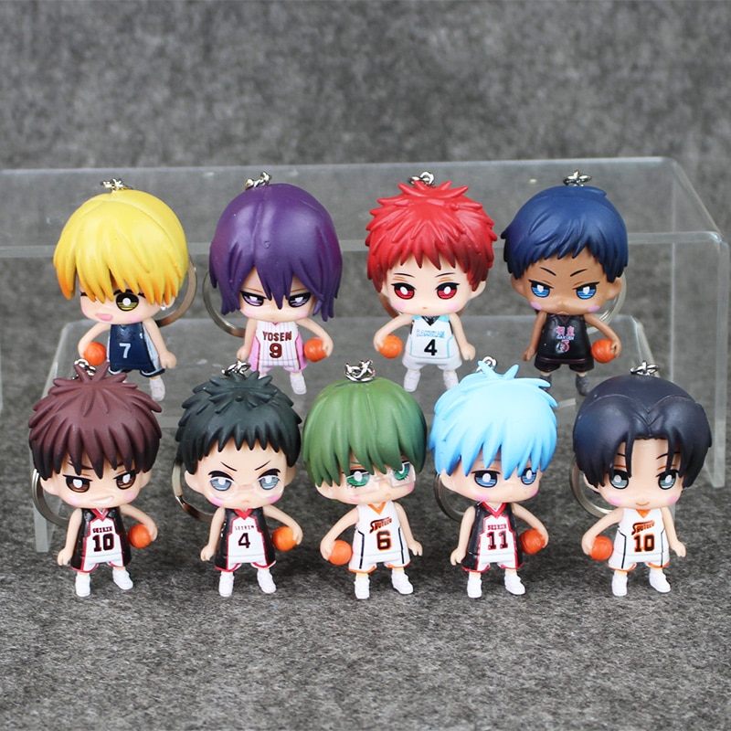Kuroko’s Basketball – Different Characters Keychains (Set of 9) Keychains