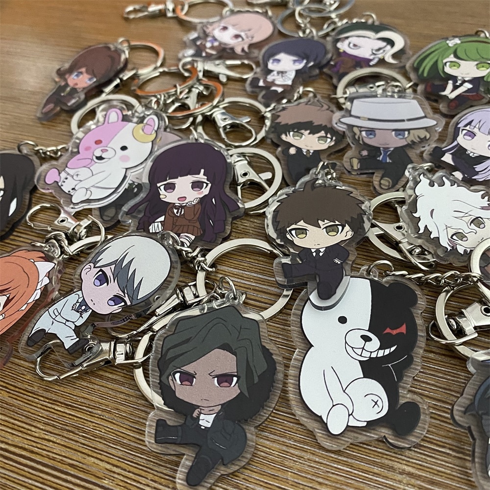 Danganronpa – Different Cute Characters Acrylic Keychains (20 Designs) Keychains