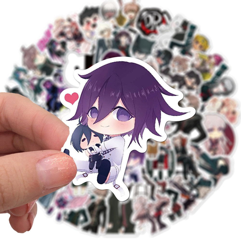 Danganronpa – All Characters Themed Waterproof Stickers (10/30/50 Pieces) Action & Toy Figures