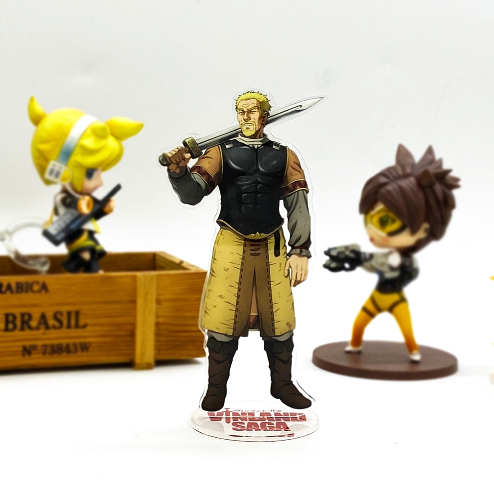Vinland Saga – Askeladd and Thorfinn Acrylic Action Figure Stand (2 Designs) Action & Toy Figures