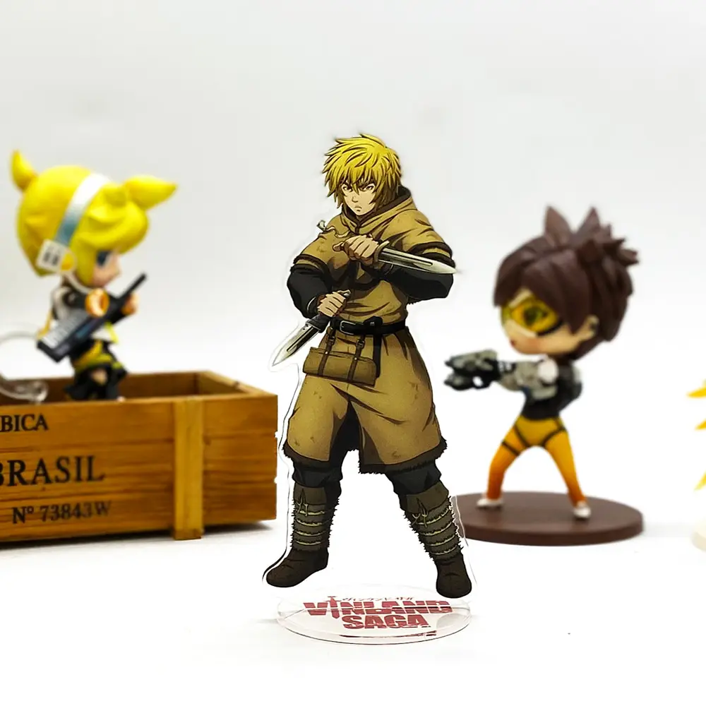 Vinland Saga – Askeladd and Thorfinn Acrylic Action Figure Stand (2 Designs) Action & Toy Figures