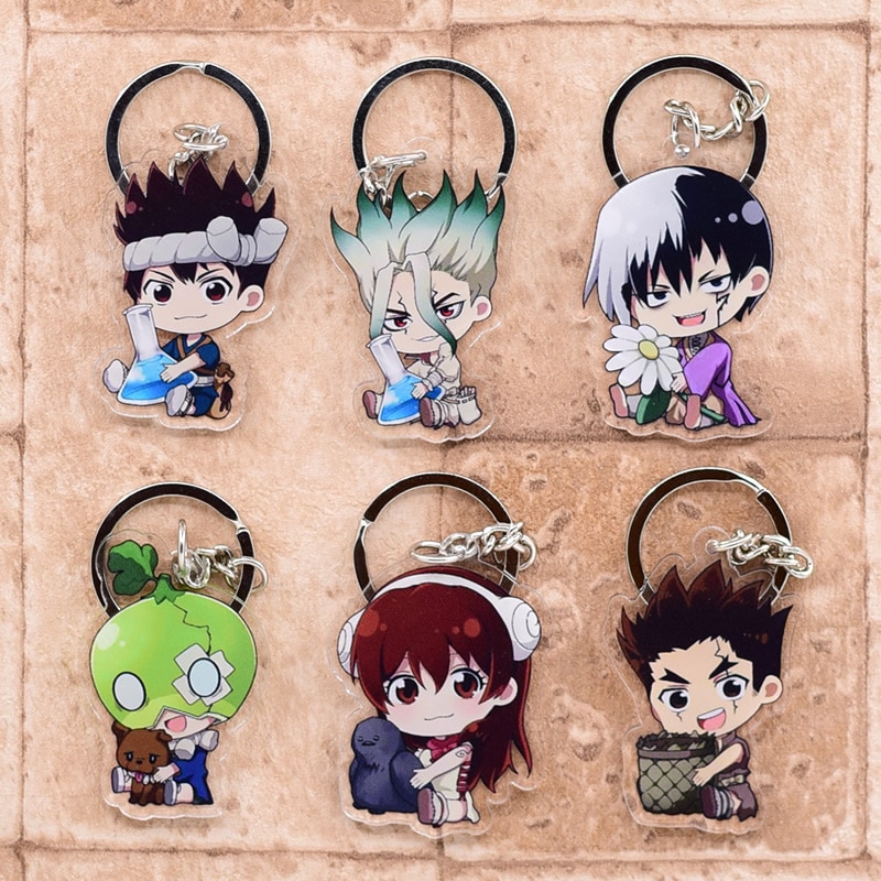 Dr. Stone – Different Characters themed Keychains (10+ Designs) Keychains