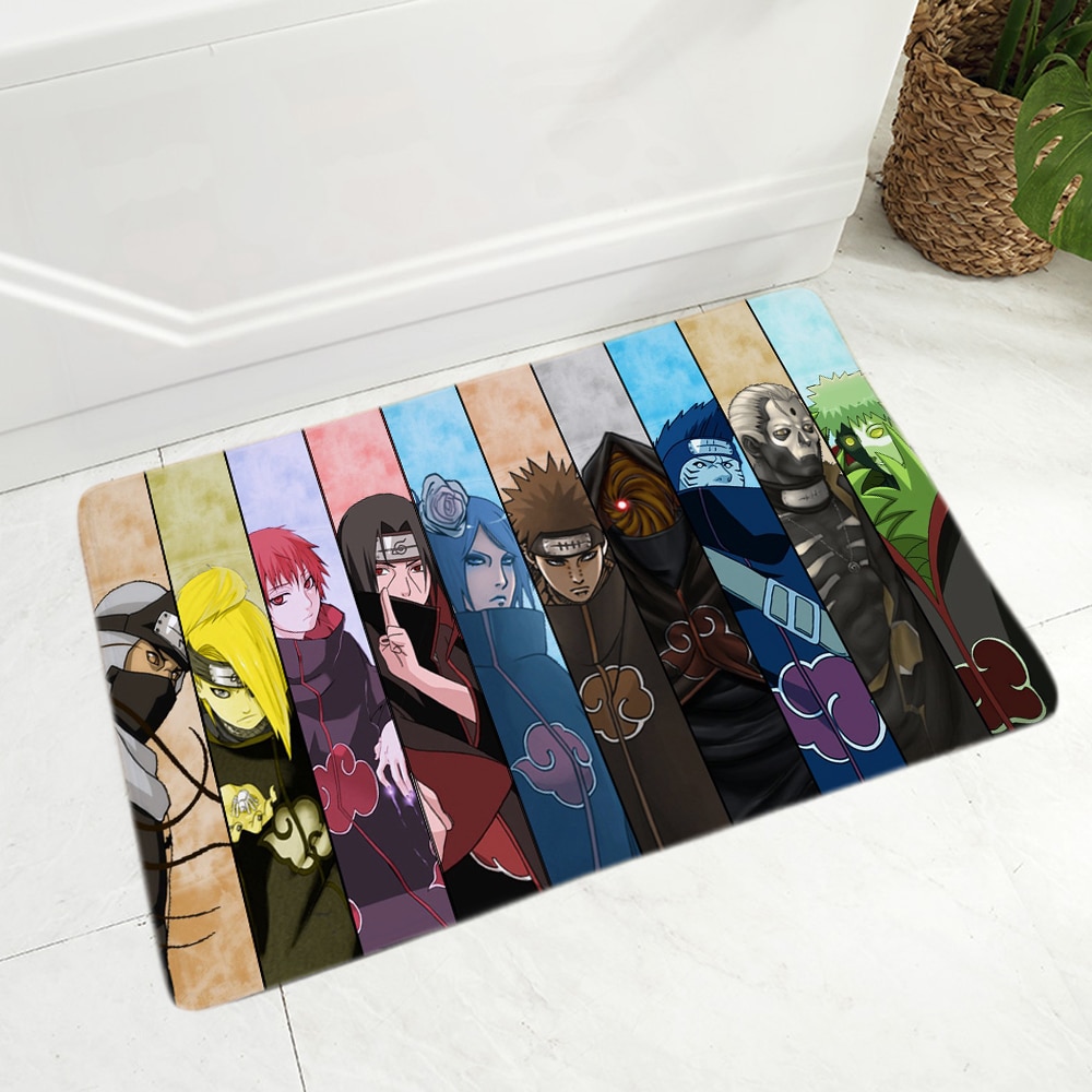 Naruto – Different Characters themed floor mats (25 Designs) Cosplay & Accessories
