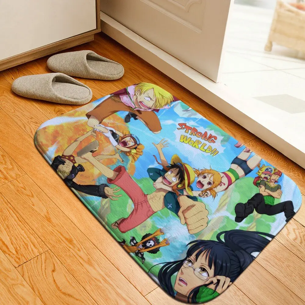 One Piece – Different Characters themed floor mats (10+ Designs) Cosplay & Accessories