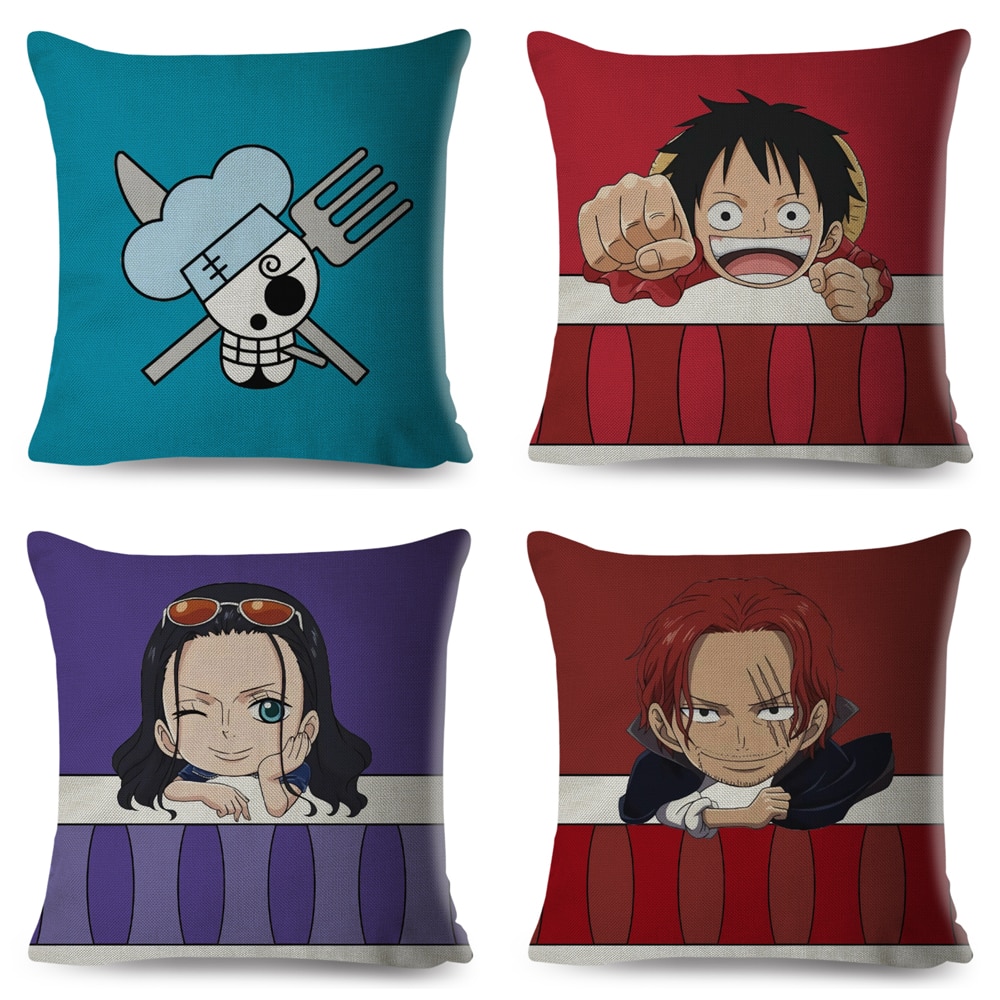 One Piece – Different Characters Pillow Covers (15+ Designs) Bed & Pillow Covers