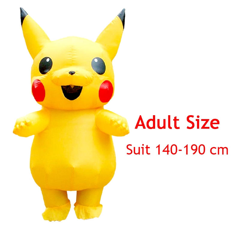 Buy Pokemon - Pikachu Themed Inflatable Full Cosplay Costume (Adults ...