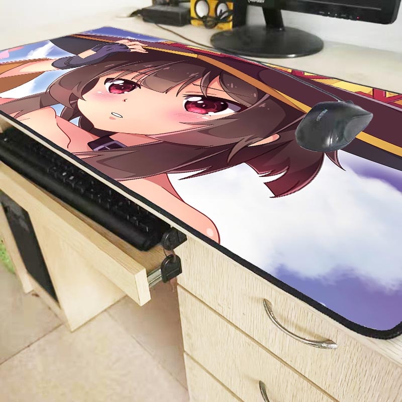 KonoSuba – Megumin 3D Printed Rubber Mouse Pad (Different Sizes) Keyboard & Mouse Pads