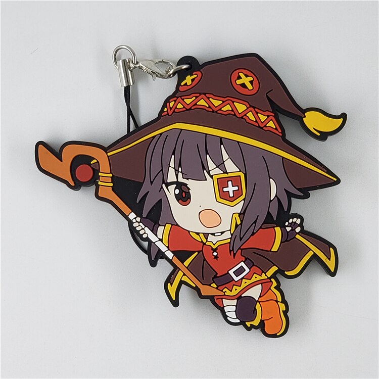 Buy KonoSuba - Different Characters Rubber Keychains (10+ Designs ...