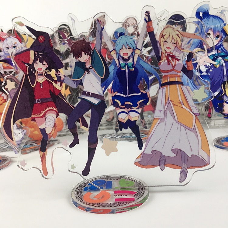 KonoSuba – All-in-One Characters Acrylic Figures Stands (8 Designs) Action & Toy Figures