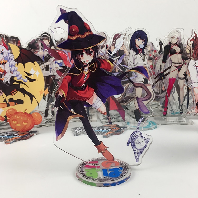 KonoSuba – All-in-One Characters Acrylic Figures Stands (8 Designs) Action & Toy Figures