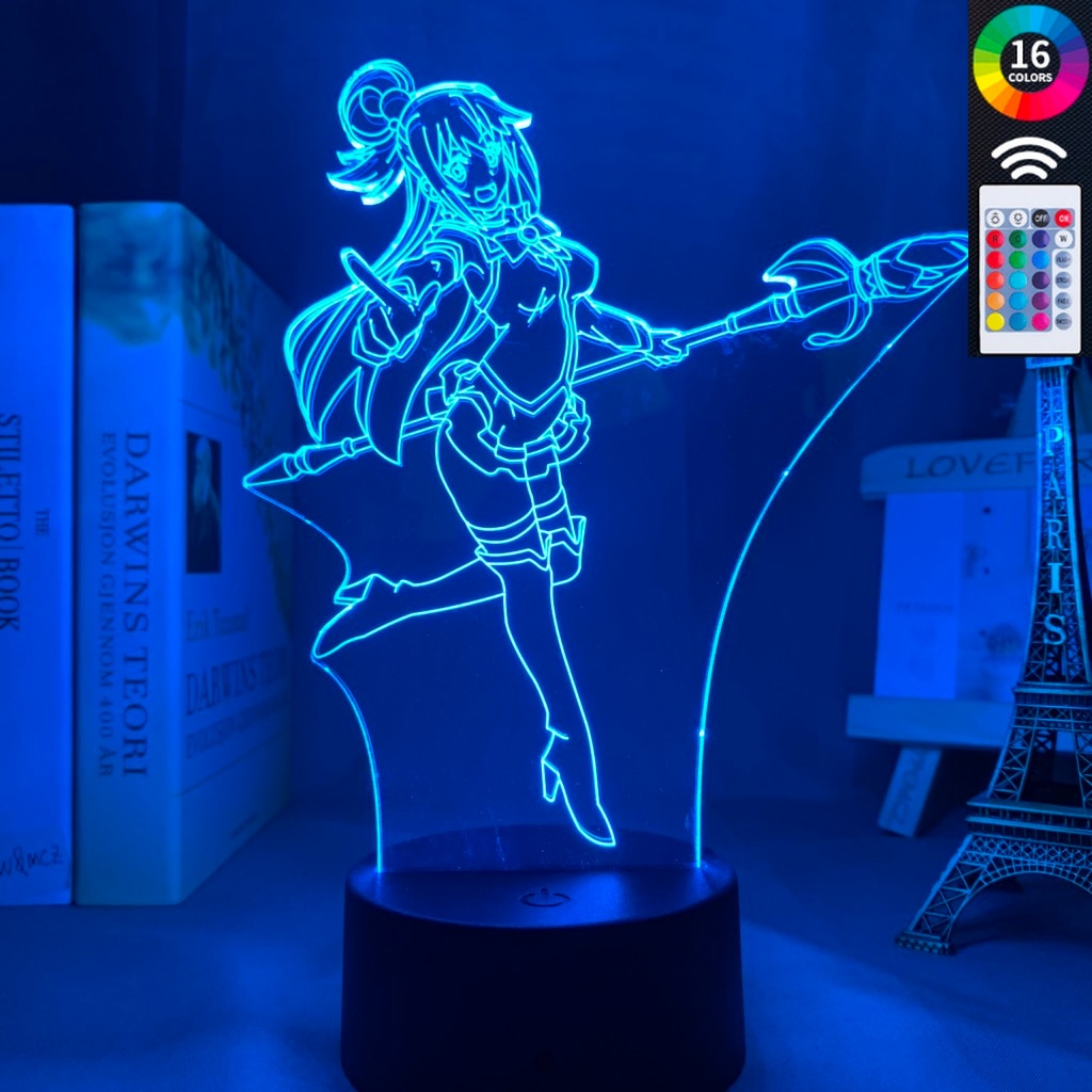 KonoSuba – Aqua Lighting Lamp (7/16 Colors) Lamps