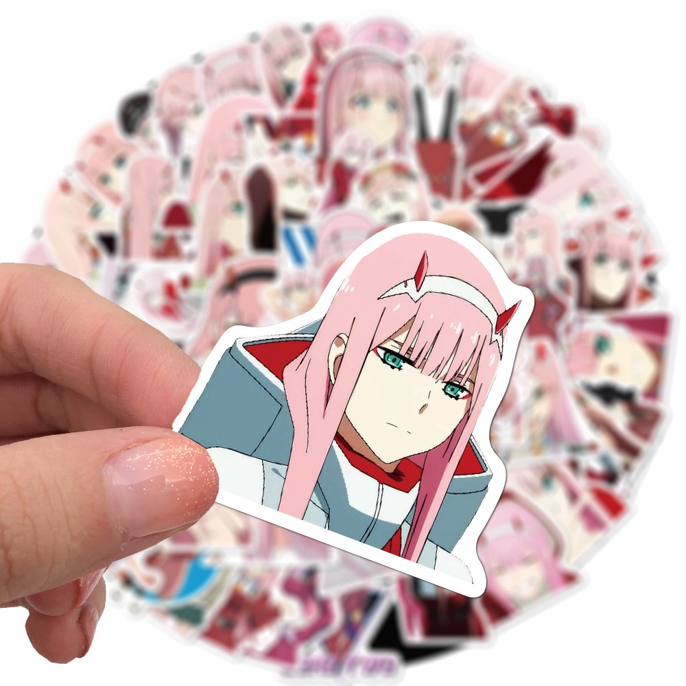 Darling In The Franxx – Zero Two collection of Stickers (10/50/100) Posters