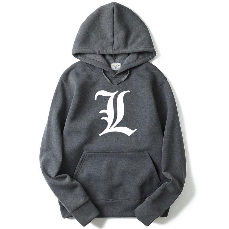 Death Note – L Printed Hoodie (5 Colors) Hoodies & Sweatshirts