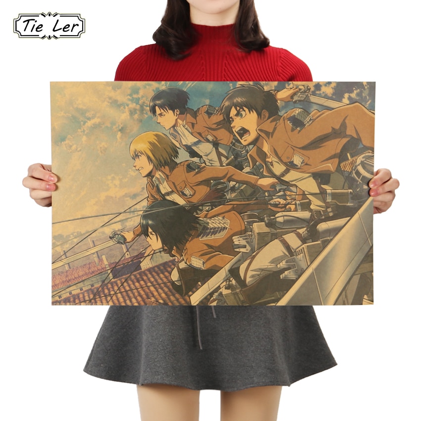 Attack on Titan – Eren, Levi, Mikasa, Armin Poster Posters
