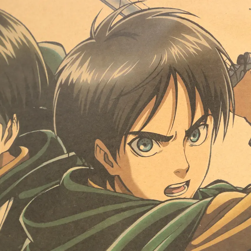 Attack on Titan – Eren and Levi Cool Poster Posters