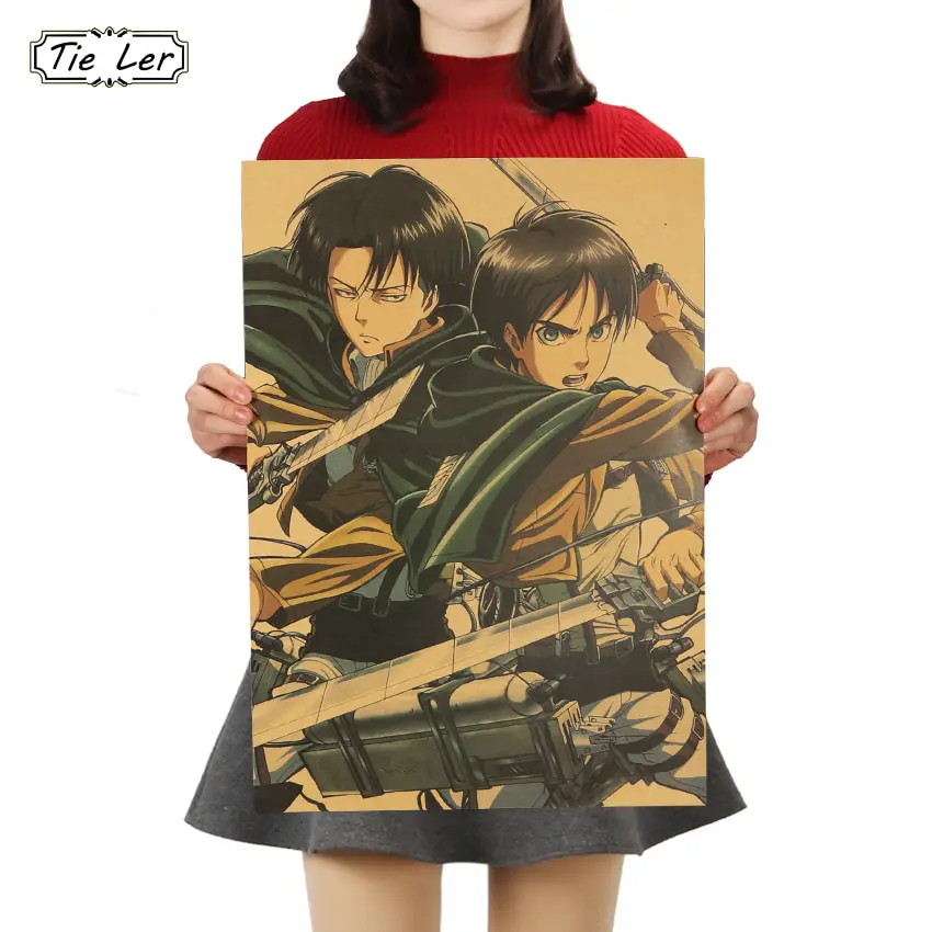 Attack on Titan – Eren and Levi Cool Poster Posters