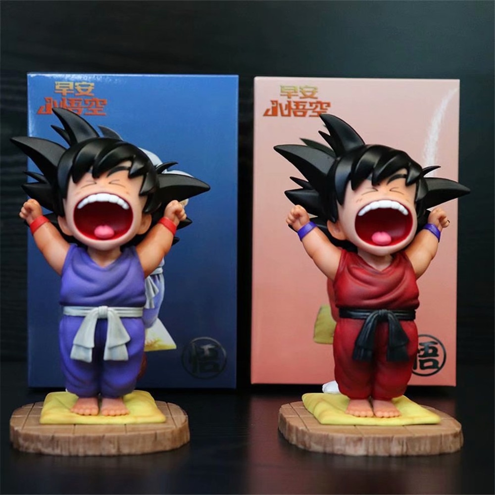 Dragon Ball – Kid Goku Yawning cute action figure (4 Designs) Action & Toy Figures