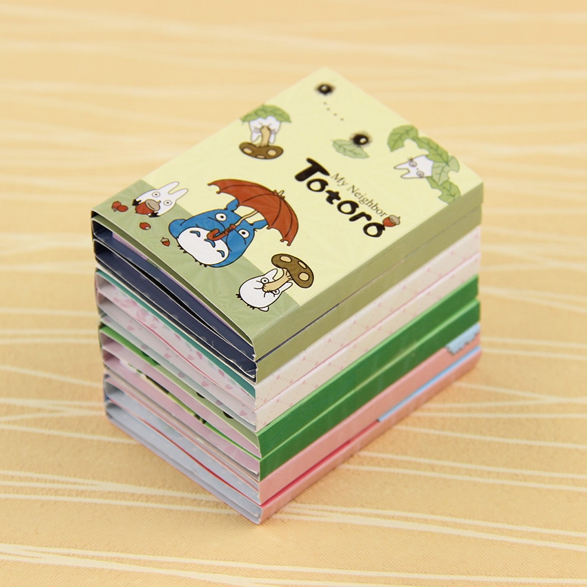1 PC Kawaii Totoro Melody 6 Folding Memo Pad Sticky Notes Memo Notepad Bookmark Gift Stationery Uncategorized