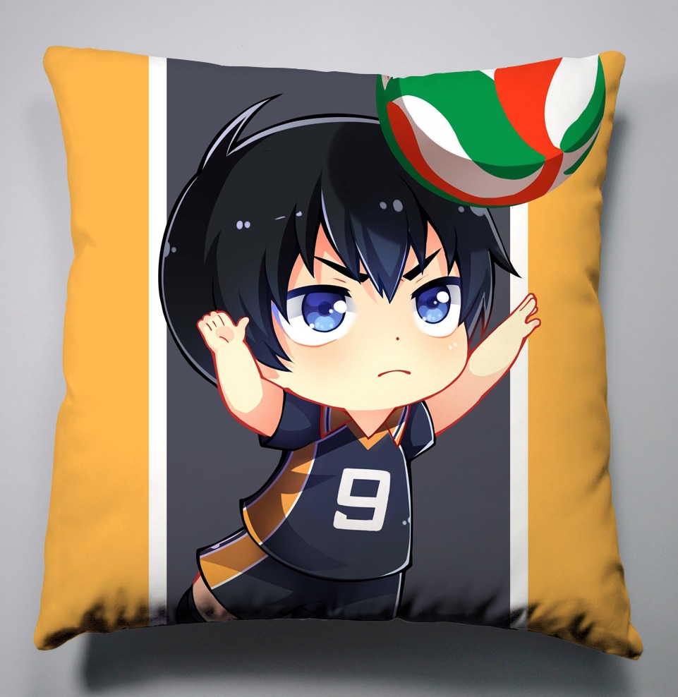 Haikyuu!! – Kageyama Cute Pillow Cover (Single/Double Print) Bed & Pillow Covers