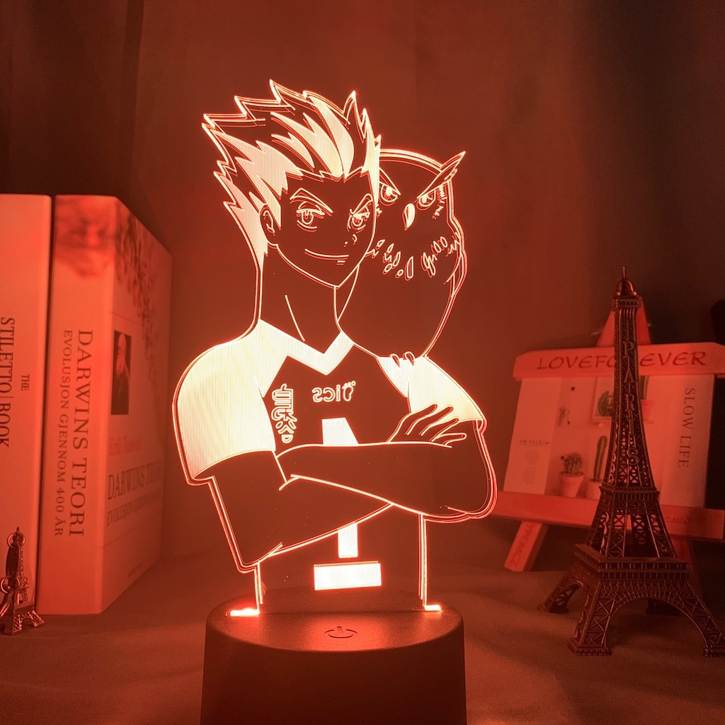 haikyuu led acrylic stand