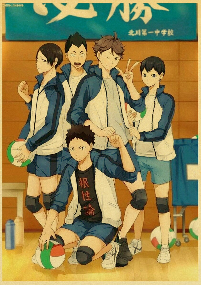 Buy Haikyuu!! All Characters Premium Wall Poster Stickers (45+