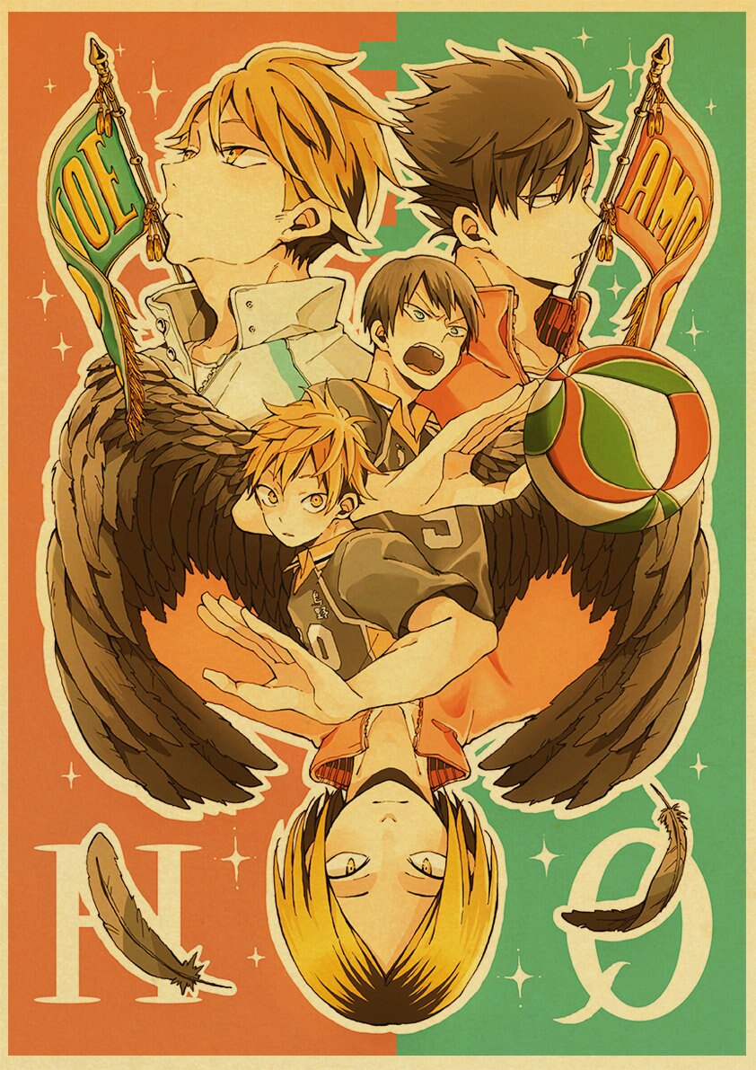 Buy Haikyuu!! All Characters Premium Wall Poster Stickers (45+