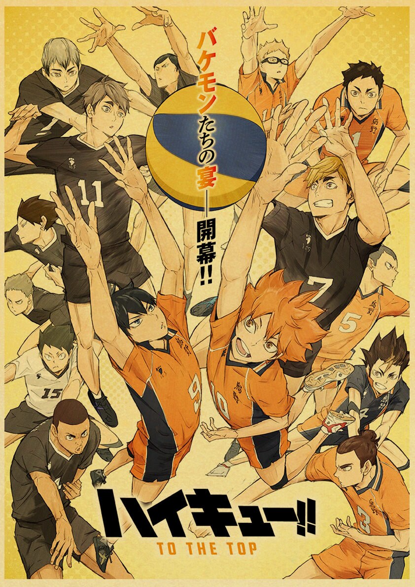 Buy Haikyuu!! All Characters Premium Wall Poster Stickers (45+