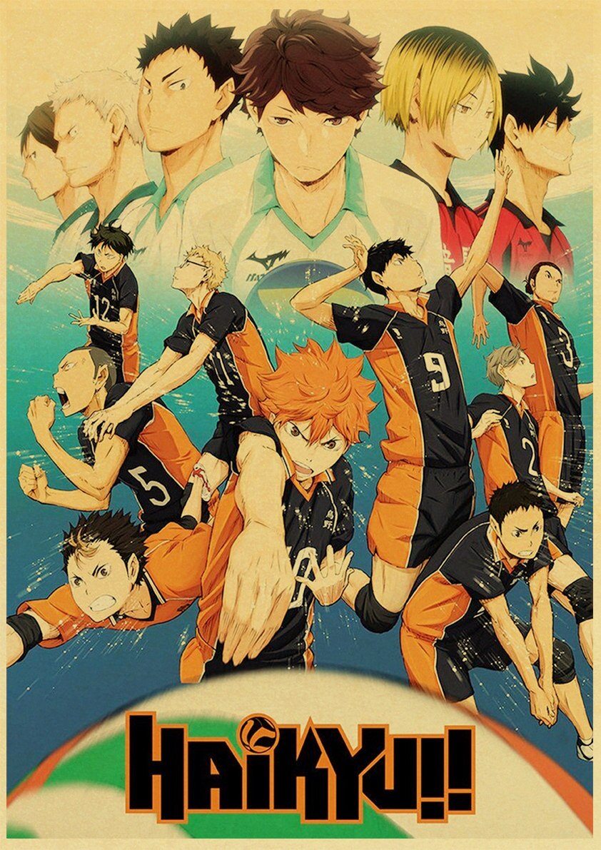 Buy Haikyuu!! All Characters Premium Wall Poster Stickers (45+