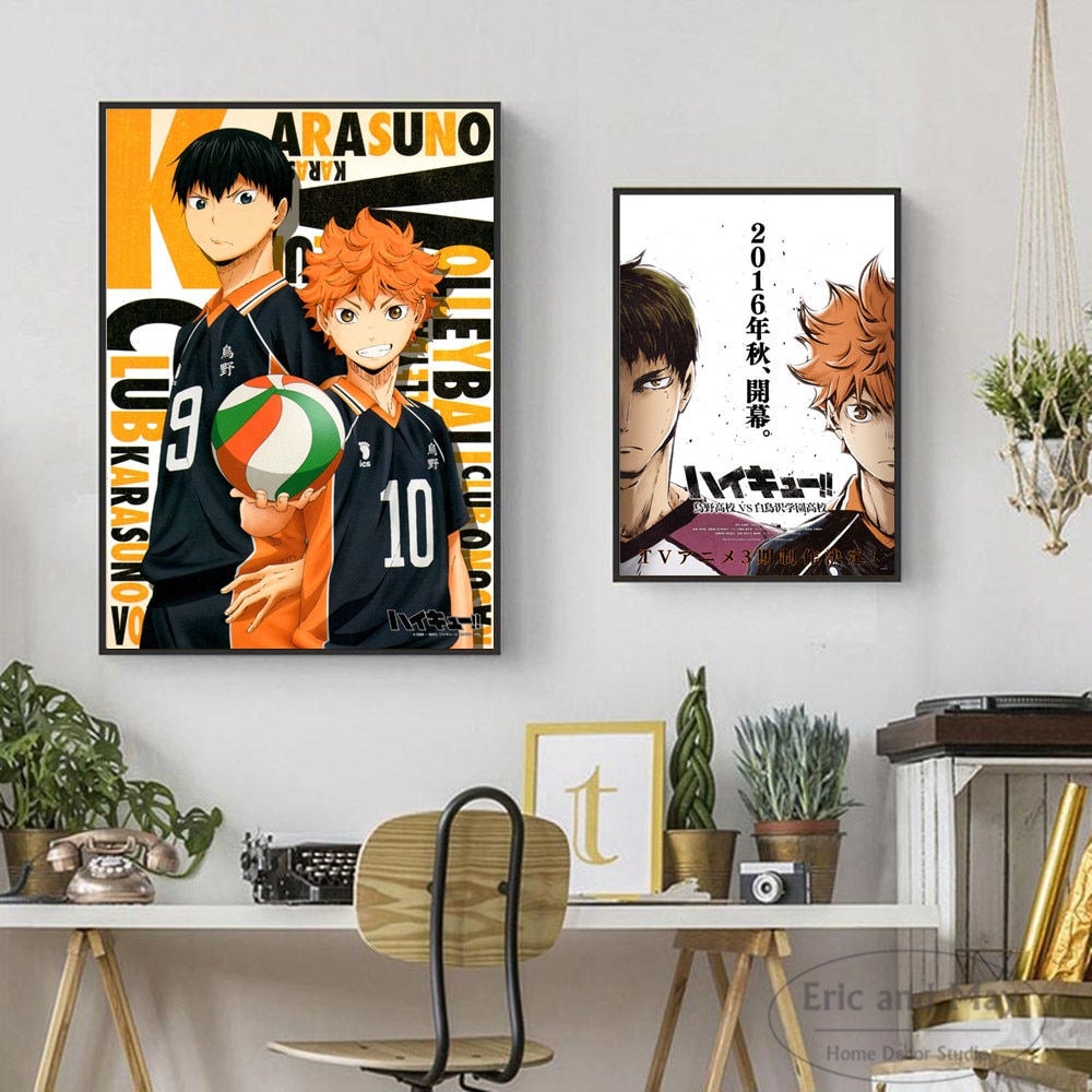 Haikyuu!! – All Characters Canvas Art Paintings and Posters (4 Designs) Posters