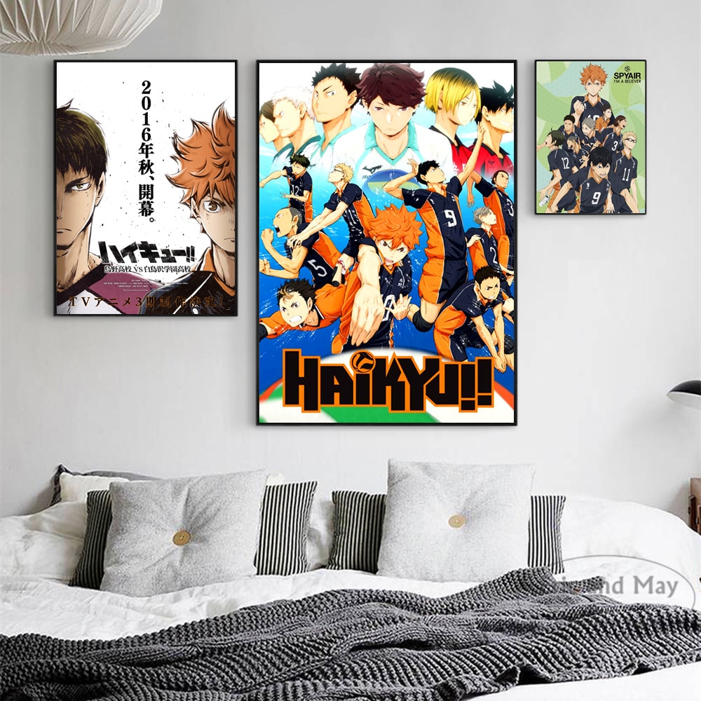 Haikyuu!! – All Characters Canvas Art Paintings and Posters (4 Designs) Posters