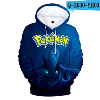 Pokemon Hoodies & Sweatshirts color: H Style size: 4XL