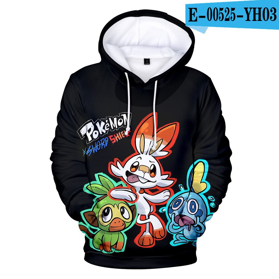 embroidered pokemon hoodie