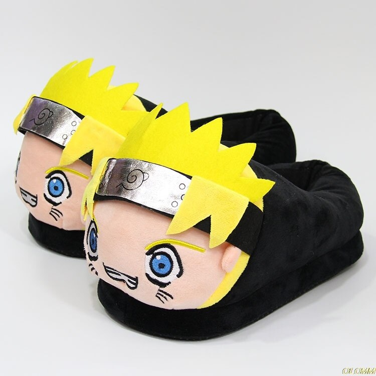 Naruto – Naruto themed Warm Plush Slippers (Different sizes) Shoes & Slippers