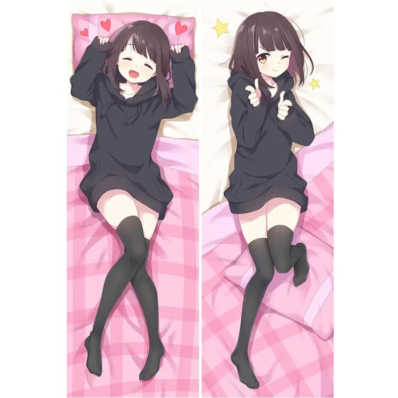 2020 New Arrival Hot Anime Menhera chan Manga Otaku Hugging Body Decorative Pillow Cover case Dakmakura Pillowcases Menhera Uncategorized