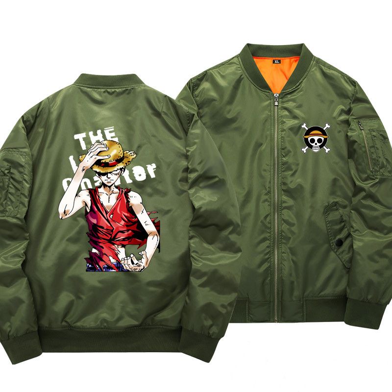One Piece – Different Characters Warm Baseball Jackets (10+ Designs) Jackets & Coats