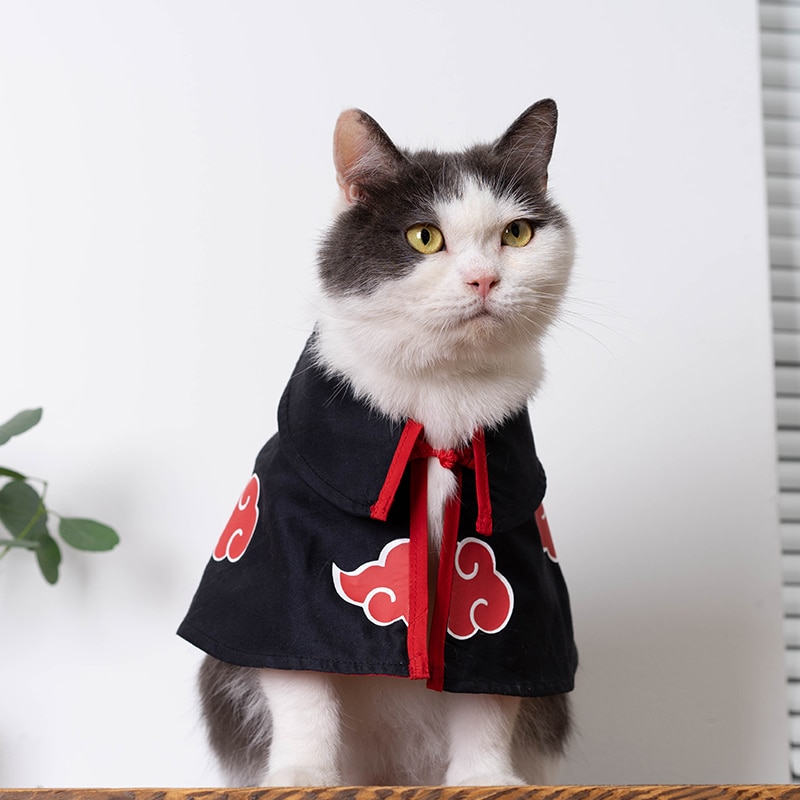 Naruto – Akatsuki Themed Cat Cloak (3 Sizes) Cosplay & Accessories