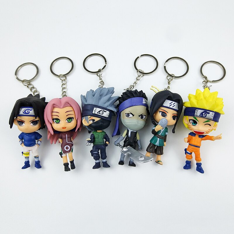 Ino Set of 3 Naruto Anime Acrylic Keychain Chouji Akimichi Shikamaru Nara