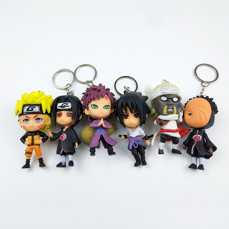 Buy Naruto - All Amazing Characters Set of Chibi Keychains (3 Sets ...