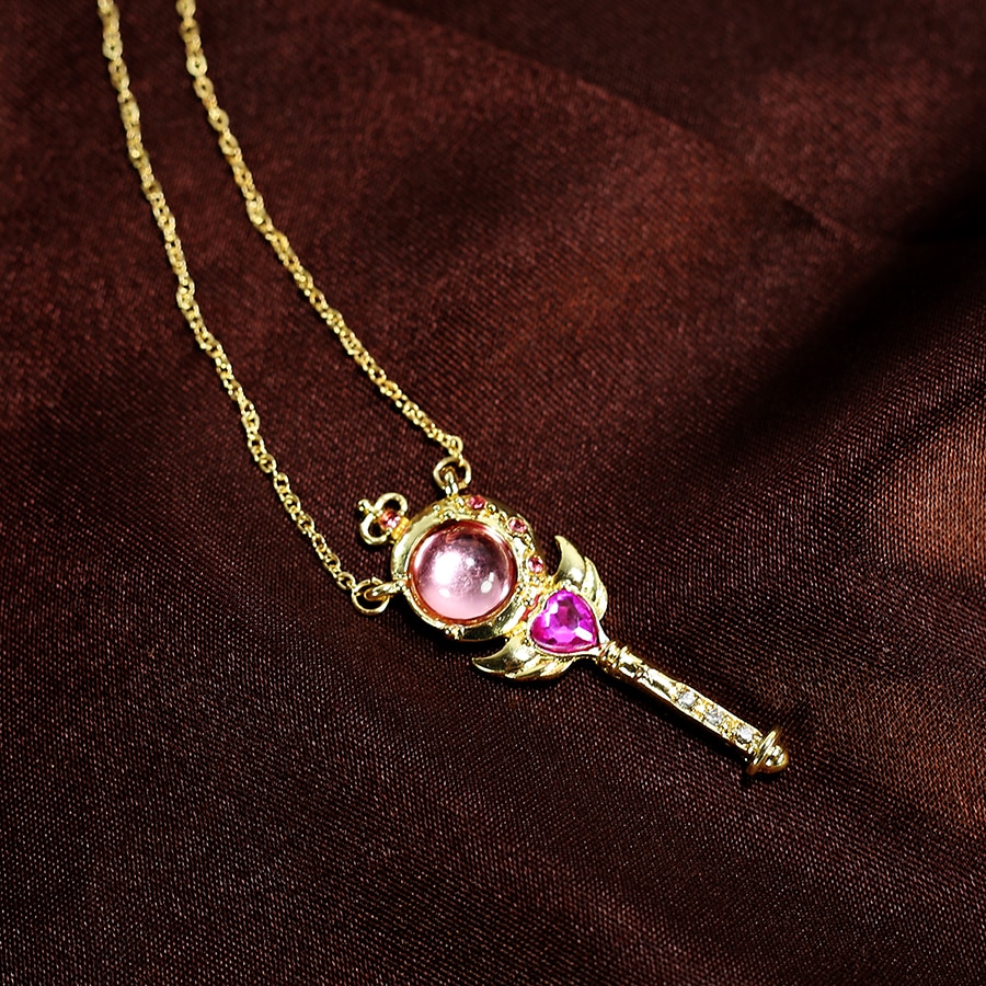 Sailor Moon cosplay Crystal Pendant Necklace Girl accessories Cute props Uncategorized