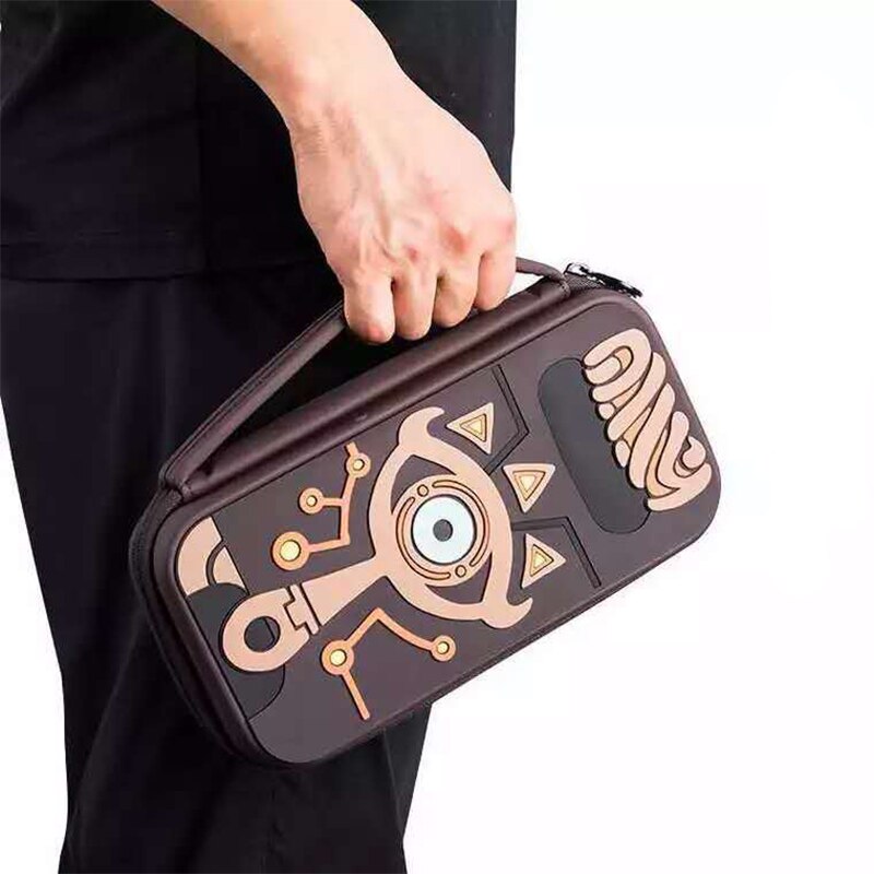 The Legend of Zelda Switch Carrying Storage Bag Sheikah Slate Water-resistent Silica Gel Case Bags Cover Protector Uncategorized